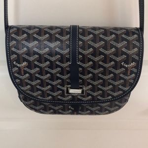 Goyard navy blue crossbody